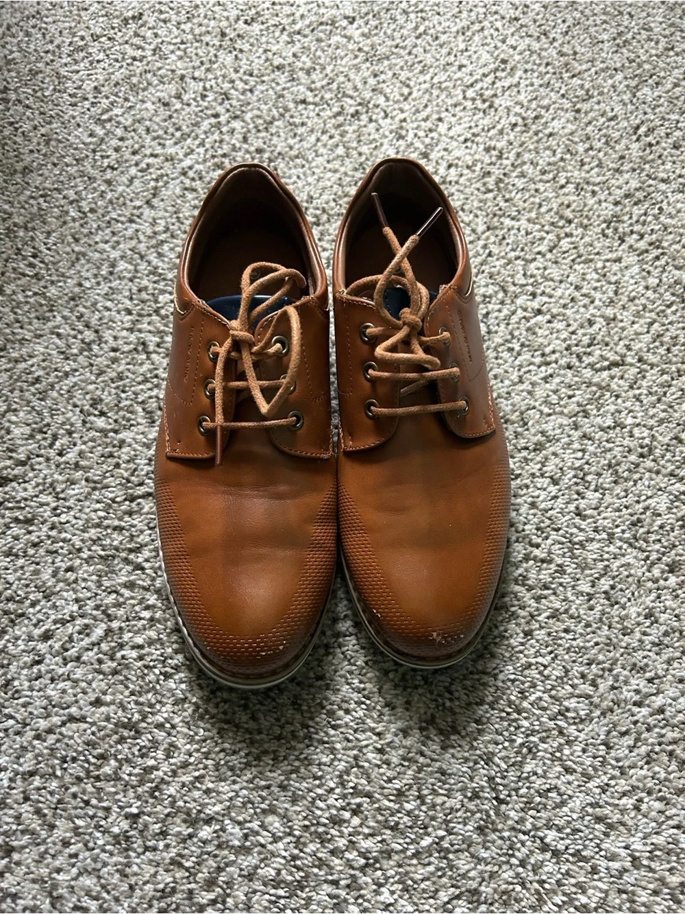Bruno Marc | Boys Lace-Up Dress Shoes in Cognac Brown